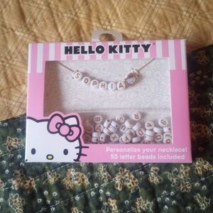Hello Kitty Pink Necklace Bead Set